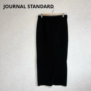 JOURNAL STANDARD 니트 타이트 스커트 울 혼방 블랙 F