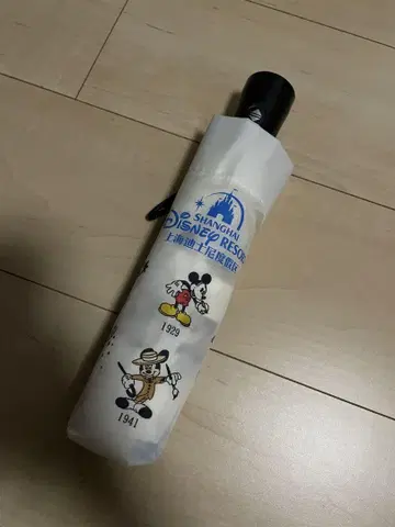상하이 디즈니랜드 Disney 접이식 우산 한정판