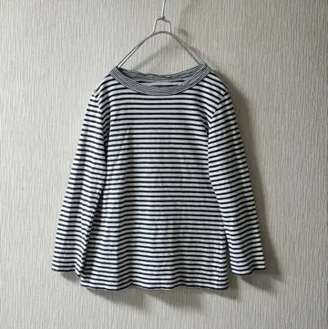 45R 보더 T셔츠