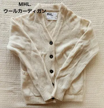 MHL. 아이보리 니트 가디건 긴팔