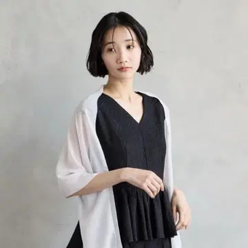 AIMER 박 쉬폰 스톨 실버