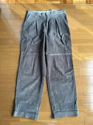80s 굵은 폭 코듀로이 팬츠 빈티지