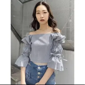 EMODA 박스 퍼프 슬리브 상의