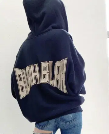 [ GYDA ] BLAH BLAH 후드 맨투맨