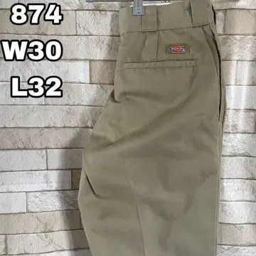 디키즈 874 워크 팬츠 자수 베이지 30 x 32