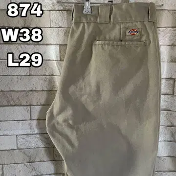 디키즈 874 워크 팬츠 자수 베이지 38 x 29