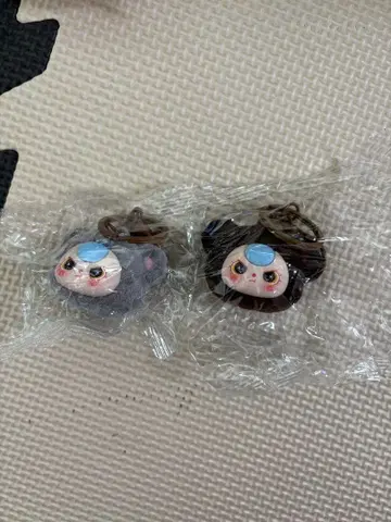 babythree 베이비쓰리 키링 그레이, 브라운