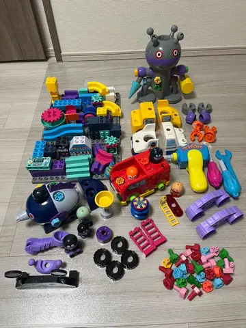 호빵맨 블록 나사 완구 세트