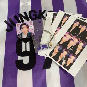 BTS 정국 생일 냅색 와이어 아크릴 키링 3 스티커