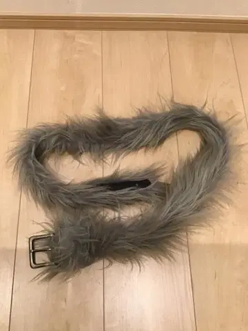 Odor fur belt gray