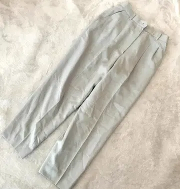 VINVERT 슬랙스 팬츠 그레이 안감 부착 여성용 센터 프레스