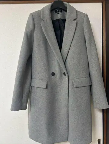 ZARA 자라 마스큘린 코트 여성용 그레이 S
