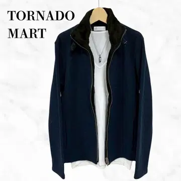 TORNADO MART ZERO 지퍼 가디건 네이비 컬러 네이비 계열