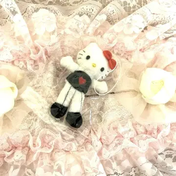 레어 롱 레그 키티 발길이 키링 스트랩 마스코트 산리오 레트로