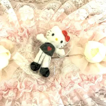 레어 롱 레그 키티 발길이 키링 스트랩 마스코트 산리오 레트로