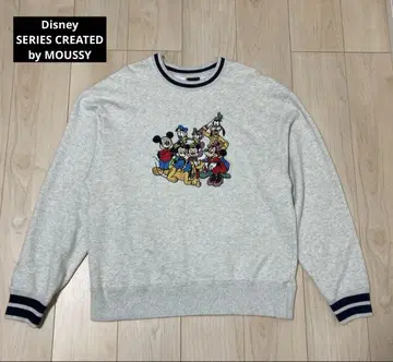 한정품 Disney MOUSSY 트레이닝복 맨투맨