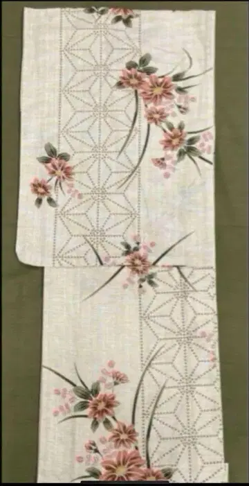 고급 면린넨 유카타 아사노하 한정판 대특가