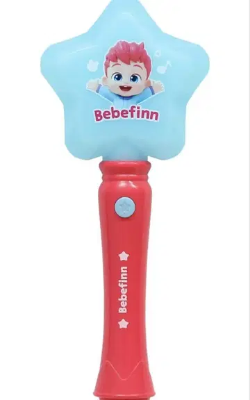 핑크퐁 베베핀 스타라이트 빛나는 완구 빨간색