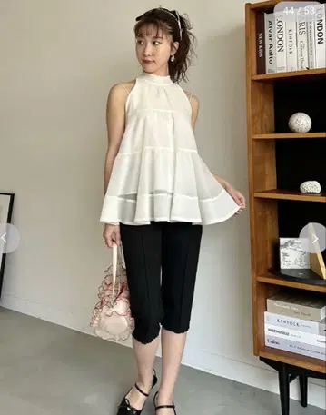 릴리 브라운 아메스 티어드 블라우스