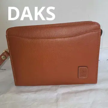 미사용 DAKS 클러치백 세컨드 백 가죽