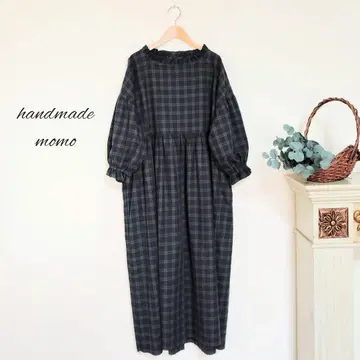 handmade 블랙워치 원피스 free