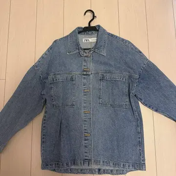 [ 일회 사용 ] ZARA 자켓 라이트 블루 XS