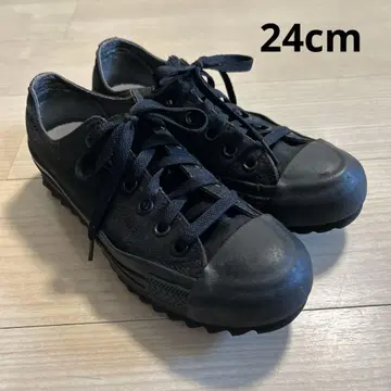 컨버스 블랙 스니커즈 올스타 로우컷 통굽 24cm