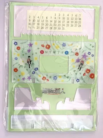 진격의 거인 엘빈 리바이 Botania 탁상 아크릴 만년 달력