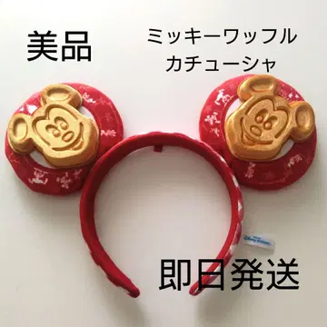 디즈니 머리띠 와플 미키