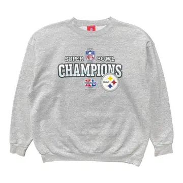 구제 의류 NFL 슈퍼볼 피츠버그 스틸러스 맨투맨 트레이닝복