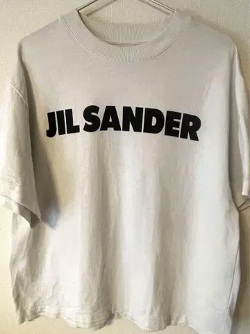 JIL SANDER 로고 T셔츠 화이트