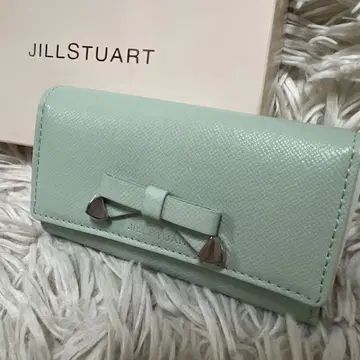 새상품 질스튜어트 키케이스 그린 리본 가죽