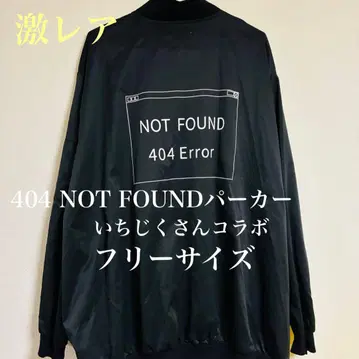 [ 초 레어 아이템 ] 404 NOT FOUND 후드티 프리 사이즈