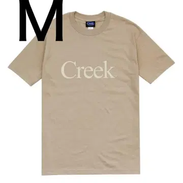Creek 베이지 T셔츠 M 사이즈