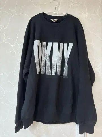 DKNY 자유의 여신 맨투맨 트레이닝복 블랙 미국제