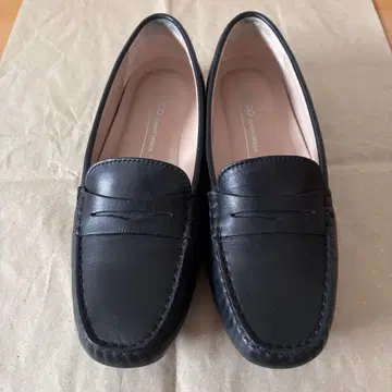 ecco 에코 로퍼 가죽 신발 블랙