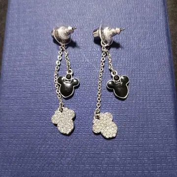미키마우스 SWAROVSKI 스와로브스키 귀걸이