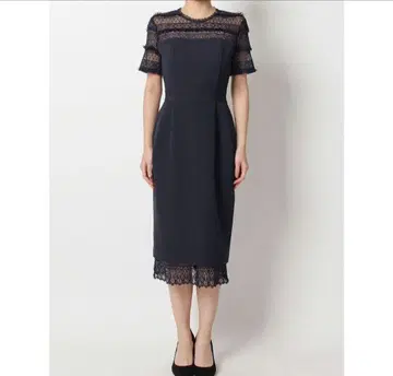 LAGUNAMOON 레이스 원피스 블랙 결혼식 2차 모임