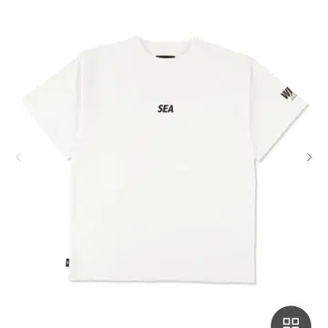 wind and sea Aurora Logo S/S Tee S
