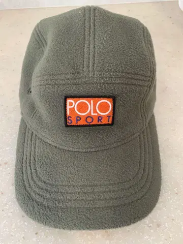 POLO SPORT 플리스 캡 올리브 그린
