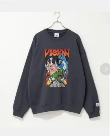 새상품! 미사용 VISION 공룡 프린트 트레이닝복 M