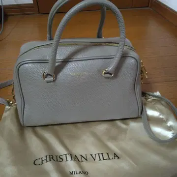 CHRISTIAN VILLA 그레이 숄더백