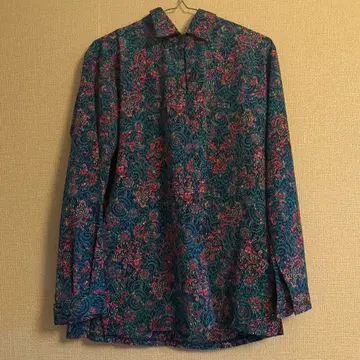 사이키델릭 패턴 화려한 셔츠 남성용 구제 의류풍 M~L 상당