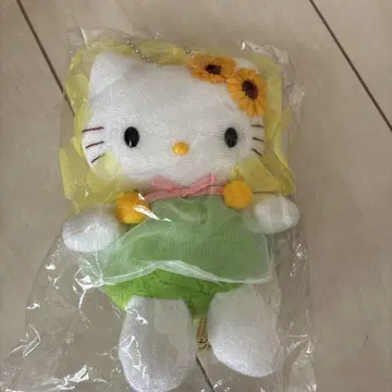 산리오 헬로키티 마스코트 키체인 해바라기