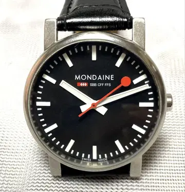 MONDAINE 몽디안 손목시계 블랙 다이얼 [ 쿼츠식 가동품 ]
