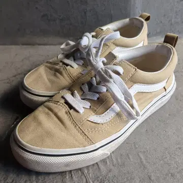 [VANS] 반스 (22) 여성용 베이지 스니커즈