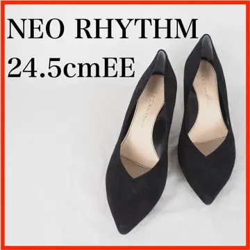 O5720*NEO RHYTHM*펌프스*24.5cmEE*블랙