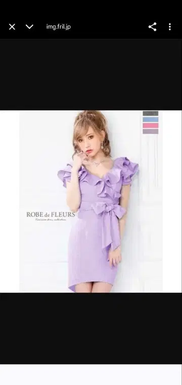 ROBE de FLEURS 드레스 M 사이즈