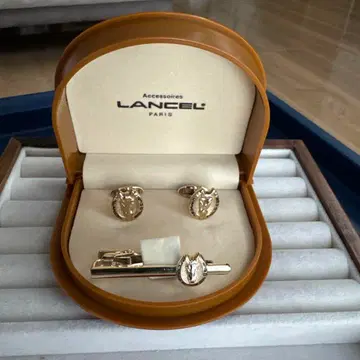 Lancel 넥타이핀 커프스링크 세트