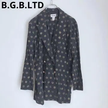 B.G.B.LTD 자켓 도트 무늬 미국제 블랙 빈티지 느낌
